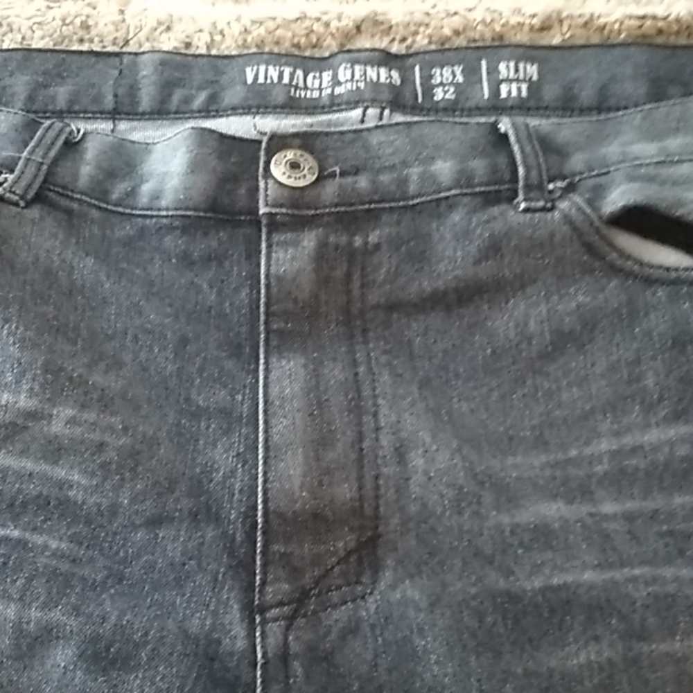 Men's vintage blue jeans